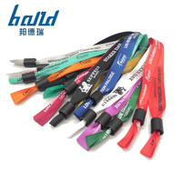 Pulseira de cetim para festival de meninas, pulseira de tecido de cetim para festival de festa, fita promocional, faixas de mão