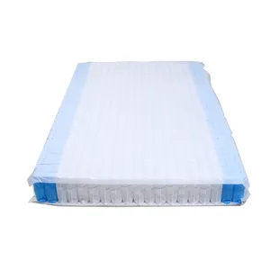 Customized All Sizes Wrapped Coil Mattress Pocket Spring Unit 7-Zones Pocket Coils Spring Use for Mattress