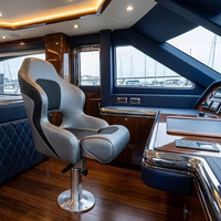 Chaise de pilote marine pliable avec support ergonomique, siège de bateau de qualité commerciale