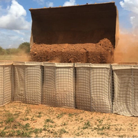 Conception personnalisée bastion de récupération de sable géotextile barrière défensive mur de clôture pour les besoins de sécurité temporaires