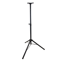 Soporte de Altavoz de Metal Reforzado con Doble Base Plana para Escenario, con Trípode