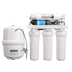 OEM工厂<span class=keywords><strong>5</strong></span>级反渗透水过滤系统，带塑料水箱，用于家庭和酒店使用反渗透水槽下过滤器 - Product Image 2