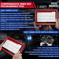 Programador de Llaves de Auto Launch X431 Immo Elite X 431 Immo Program Obd 2, Codificador de Chips, Escáner, Máquina de Programación de Llaves de Auto, Lanzamiento 2025