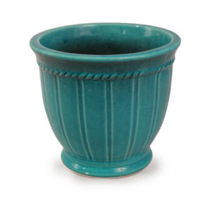 Jardinière en céramique moderne de haute qualité, écologique, style américain, pour intérieur et extérieur, avec trou de drainage pour plantes feuillues - Product Image 3