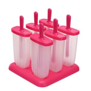 Molde de Plástico para Helados y Paletas de Hielo, 6 Cavidades, Apto para Alimentos, Venta Caliente - Product Image 6