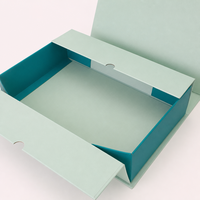Boîte cadeau pliable écologique FSC avec couvercle magnétique, logo personnalisé, emballage plat pliable pour vêtements, OEM ODM