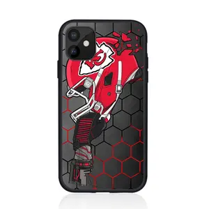 Funda deportiva para teléfono móvil, carcasa trasera para cascos de fútbol, impresión personalizada para iphone 11