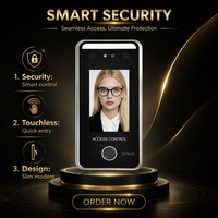 Détection dynamique de la vitalité du visage, haute reconnaissance, contrôle d'accès étanche, machine intégrée + application intelligente OEM, stockage cloud