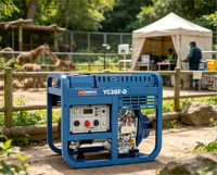 Générateur diesel fiable de 3 kW, puissance nominale de 2,8 kW, marque Yuchai, générateur monophasé