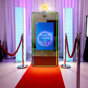 Kiosk Touchscreen Hochzeit Magic Tragbare Party Tragbares Bild 3D Magic Selfie Beauty Mirror Air Photo Booth