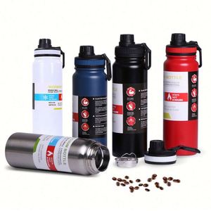 Termo Deportivo Aislado de Gran Capacidad con Logotipo Personalizado, Botella de Vacío de Doble Pared, Taza Térmica de Viaje de Acero Inoxidable - Product Image 2