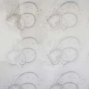 Hermoso aplique de cristal con motivos de hojas de diamantes de imitación para velo de novia, tocado, capa, decoración DIY, proveedor - Product Image 2
