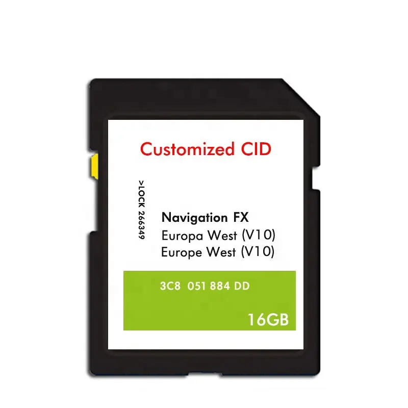 변경 CID SD 카드 4GB 8GB 16GB 32GB 64GB 128GB 자동차 GPS 지원 OEM 브랜드