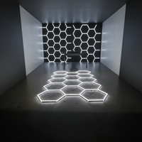Arlott - Éclairage de travail hexagonal à LED - Système d'éclairage intelligent pour garage - Facile à installer dans l'atelier ou l'entrepôt