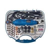 Mini Outil Rotatif Électrique TS-2004 Kit DIY Portatif Meuleuse d'Angle 1/8 Ponçage Sculpture Coupe Métal Support OEM Garantie 3 Ans