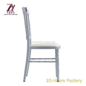 Chaises en bambou de tube en acier épaissi par conception moderne pour des hôtels d'événements extérieurs épousant la chaise - Product Image 3