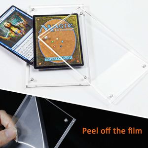 Cadre d'affichage magnétique en acrylique transparent double couche pour cartes de collection Pokémon, de basketball et de baseball - Product Image 4