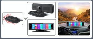 Caméra de recul panoramique <span class=keywords><strong>360</strong></span>° avec 4 caméras, écran tactile de 11,26 pouces, réseau <span class=keywords><strong>4G</strong></span>, GPS, Android 9.0, 2+32 Go - Product Image 5
