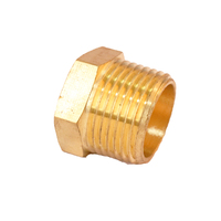Raccord de tuyauterie en laiton, bouchon hexagonal, réducteur, embout, filetage mâle-femelle 1/4" 3/8" 1/2" NPT, connecteur pour eau, gaz, air, adaptateur