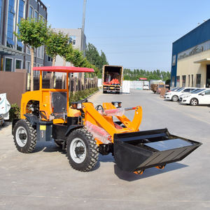 Pengiriman Gratis Wonway Farm Loader 25 HP Diesel Mini Wheel Loader Front Loader - Product Image 3