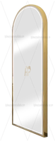Ensemble Mobilier de Salon de Coiffure Luxe Moderne Or Rose, Forfait Équipement Personnalisé pour Salon de Beauté et Barbier en Fibre de Verre