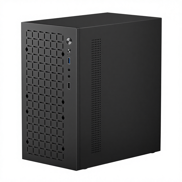 Brand customization Full Tower Micro ATX Steel Case Supporting Micro ATX/MATX/ITX Mini PCs with USB3.0 and 3.5'' HDD (Black)