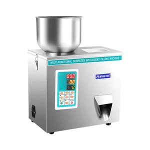 Automatic intelligent system powder granules 1-50g filling and weighing sealing machine