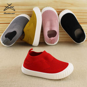 New Baby First-Walking Shoes Toddler <strong>Trainers</strong> Slip-on Sneakers Infant Boys Girls Soft Sole Little <strong>Kids</strong> Mesh Knit <strong>Sock</strong> Shoes - Product Image 1