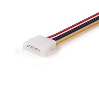 Cable de datos y alimentación SATA IDE multifuncional de 22 pines (7 + 15 pines) con cubierta de PVC para dispositivos de almacenamiento HDD de computadora