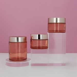 Wholesale 20g 30g 50g 100g Packaging <b>Jar</b> Round Straight Sided Glass <b>Jar</b> Glass Cosmetic Cream <b>Jar</b> - Product Image 5