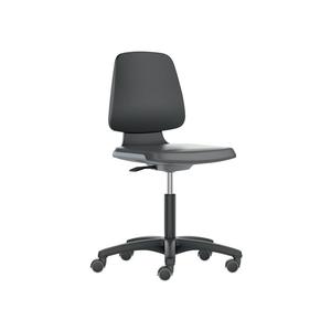 BIMOS Office swivel chair Labsit castors, seat pan anthracite integral <b>foam</b> <b>black</b> 450-650 mm - Product Image 1