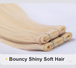 <span class=keywords><strong>Extensiones</strong></span> <span class=keywords><strong>de</strong></span> Cabello Virgen Remy 613, Cabello Liso <span class=keywords><strong>Natural</strong></span> para Tejer, Puntas Dobles, Cabello Teñido, 1 Pieza MOQ - Product Image 4