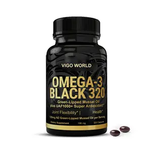 Green Lipped Mussel Oil Capsules with Omega 3 Support Healthy Joint Care & Comfort and Boost Energy for Adults