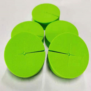 Esponja hidropónica Eva para plantar plántulas, forma de pastel redondo, 48x18mm, 48x30mm, 73x23mm, para arreglos florales, fijación de raíces, anclaje de plantas - Product Image 5