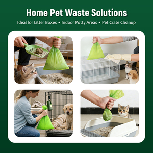 Bolsas para excremento <span class=keywords><strong>de</strong></span> perro biodegradables y compostables, certificadas por BPI TUV, a prueba <span class=keywords><strong>de</strong></span> fugas. - Product Image 2