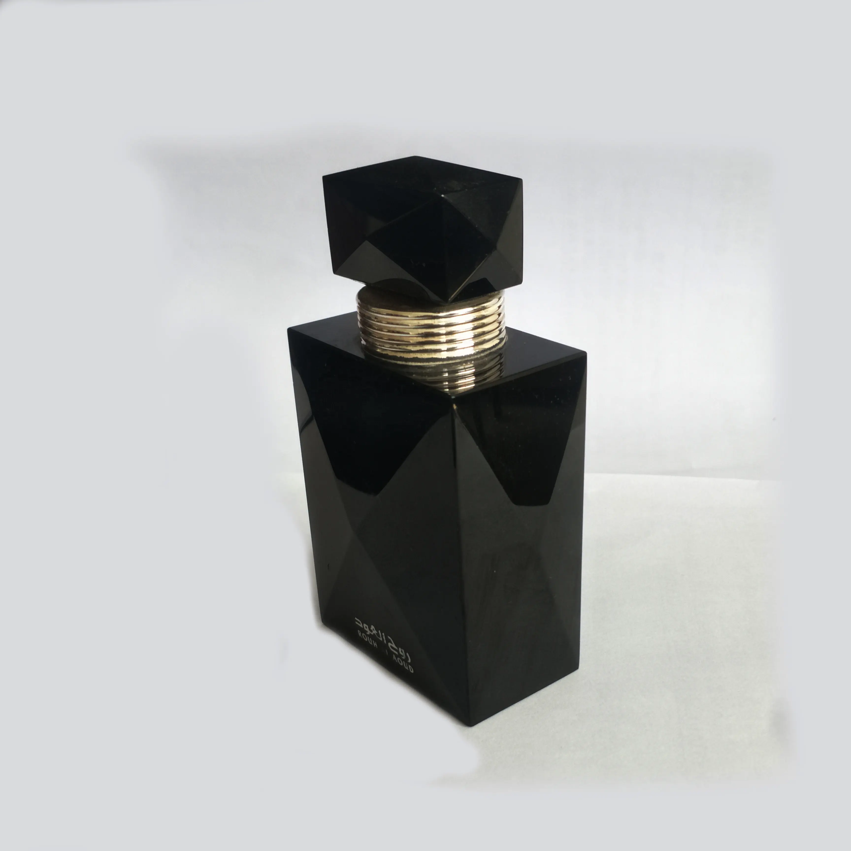 High quality Black 3ml 6ml 12ml Attar Glass Spray Essential Oil Perfume Bottles Mini Empty Crystal Perfume Bottle For Man