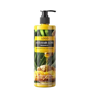 Shampoing anti-chute de cheveux 500 ml au gingembre pour renforcer les cheveux, pour tous types de cheveux, unisexe - Product Image 1