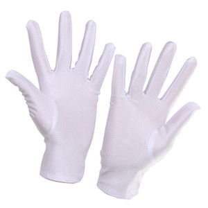<span class=keywords><strong>Guanti</strong></span> da Cerimonia Q50001 <span class=keywords><strong>Bianchi</strong></span> a 3 Fili per Bambini e Ragazzi, <span class=keywords><strong>Guanti</strong></span> da Polso per Matrimoni - Product Image 2
