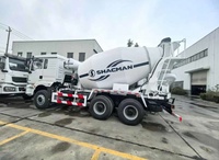 En stock – Camion malaxeur à béton Shacman F3000 6x4 8-12 m³ reconditionné avec moteur diesel, boîte de vitesses, pompe et haute efficacité