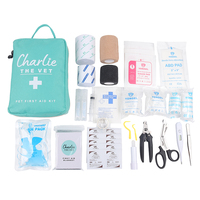 Trousse de premiers secours pour animaux de compagnie, chiens, chats, approuvée par les vétérinaires, essentielle pour les animaleries, fournitures de premiers secours d'urgence pour la maison, les voyages, le camping, la randonnée