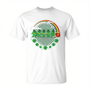 Camiseta Kiss Me I'm Grateful Leprechauns Rainbow para el Día de San Patricio - Product Image 2