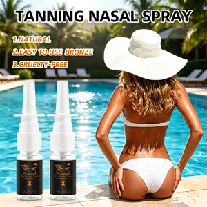 Spray nasal autobronzant marque privée OEM ODM, brume hydratante topique avancée pour le visage et le corps, soin bronzant sans soleil personnalisé - Product Image 3