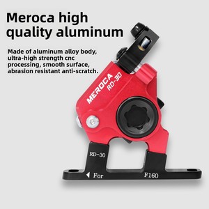 <span class=keywords><strong>Frein</strong></span> à disque pour vélo <span class=keywords><strong>de</strong></span> route MEROCA à <span class=keywords><strong>montage</strong></span> plat, 160 mm, alliage d'aluminium, modèle 6 vitesses RD-30, haute résistance pour <span class=keywords><strong>plaquettes</strong></span> à pression d'huile à traction linéaire - Product Image 2