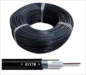 Outdoor Overhead Underground Telecom Cable Single Mode 4 6 8 12 24 48 Core Armored GYXTW Fiber Optic Cable