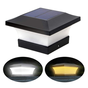Venta al por mayor de alta calidad Led al aire libre pared patio decoración lámpara impermeable Solar Post Light - Product Image 2