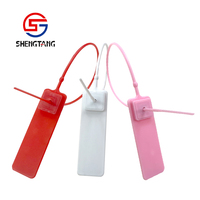 ST8034 Fournisseur d'usine Prix bas Attache-câble en plastique jetable en PP de 28 cm Étiquette de scellement pour colis express