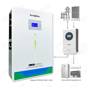 טקפין 24v 25.6v 200ah <span class=keywords><strong>li</strong></span> <span class=keywords><strong>ion</strong></span> 5kwh 5120wh LiFePO4 מארז סוללות 24 וולט סוללת ליתיום פוספט למערכות אחסון אנרגיה - Product Image 3