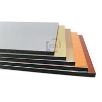 Nouveau design, panneau composite en aluminium (ACP) 3mm 4mm, plaque ACM, Alucobond, pour enseignes et revêtement mural extérieur