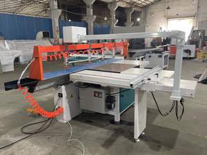 Scie à panneaux CNC à table coulissante informatisée pour le travail du bois et la fabrication de meubles, <span class=keywords><strong>avec</strong></span> fonction de scie à poutre alternative automatique - Product Image 6