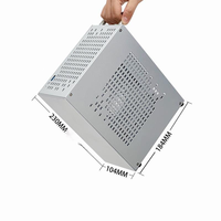 Prix usine A07 Desktop Design Pc Case Mini Itx Tower Game Coque en aluminium